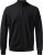 Milan mens pullover zip-neck, black