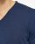 Berlin mens pullover v-neck, dark blue melange