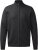 Berlin mens cardigan, dark charcoal melange
