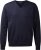 Stockholm mens pullover v-neck, dark navy
