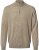 Copenhagen mens pullover zip-neck, sand melange