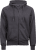 Fashion Full Zip Hood Dark Grey