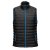 Men's Stavanger Thermal Vest, black/azur