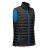Men's Stavanger Thermal Vest, black/azur