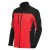 Men's Cascades Softshell, red/black
