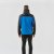 Men's Cascades Softshell Hoody, azur/black