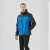 Men's Cascades Softshell Hoody, azur/black