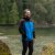 Men's Cascades Softshell Hoody, azur/black