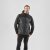Men's Cascades Softshell Hoody, dolphin/black