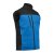 Men's Cascades Softshell Vest, azur/black