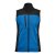 Women's Cascades Softshell Vest, azur/black