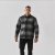 Men's Highland Sherpa Lined Plaid Jacket, carbon