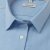 Light blue female stretch oxford shirt, comfort fit