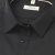 Black female stretch poplin shirt, loose fit