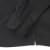 Black female stretch poplin shirt, loose fit