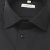 Black stretch poplin shirt, slimfit