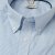 Light blue/white striped stretch oxford shirt, slimfit
