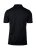 Stretch deluxe V-neck polo, black