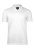 Stretch deluxe V-neck polo, white