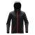 Men's Orbiter Softshell Hoody, black/red