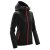 Women's Orbiter Softshell Hoody, black/red