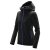 Women's Orbiter Softshell Hoody, black/azur