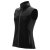 Women's Orbiter Softshell Vest, black/dolphin