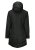 Woman urban tech parka jacket, black
