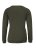 Woman luxury lightweight crewneck, olive