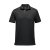 Men's Monterey S/S Piped Polo, black/granite