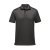 Men's Monterey S/S Piped Polo, granite/black
