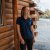 Women's Monterey S/S Piped Polo, navy/granite