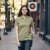 Women's Oasis S/S Polo, sage green
