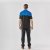 Men's Monterey Two-Tone S/S Polo, black/royal blue
