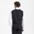 Traveller waistcoat modern fit, black