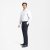 Traveller mens trouser modern fit, dark navy