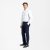 Traveller mens trouser modern fit, dark blue