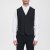 Traveller waistcoat modern fit, charcoal