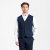 Traveller waistcoat modern fit, dark blue