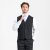 Traveller waistcoat regular fit, charcoal