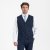 Traveller waistcoat regular fit, dark blue