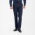 Traveller mens trouser fitted, dark blue