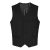 Traveller waistcoat regular fit, black
