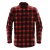 Men's Logan Snap Front Shirt, red/black