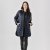Women's Tundra Quilted Shacket, navy