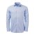 Light blue/white fine striped stretch oxford shirt, comfort fit