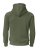 Stylish hooded sweat, olive