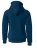 Woman stylish hooded sweat, indigo