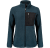Womens pile fleece jacket, blue/black