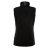 Womens pile Fleece Vest, black